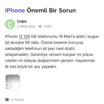 iPhone 11 Şarjın Çabuk Tükenmesi, Durduk Yere Aşırı Isınma Ve Donması