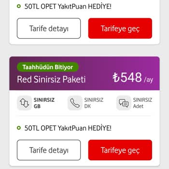 Vodafone Yüksek Tarife Ücret Tutarı
