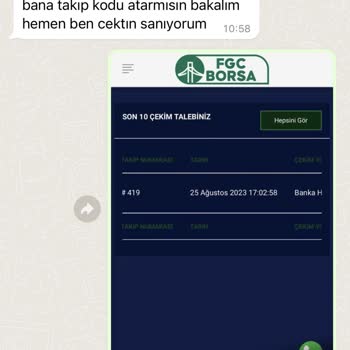 Fgc Borsa İle İlgili Şikayet