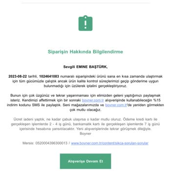 Guess Firmanın Onaysız İptali