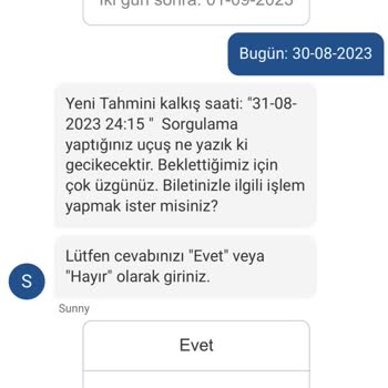 SunExpress Hava Yolları 16 Saat Rötar Mı Olur
