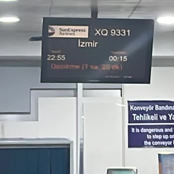 SunExpress Hava Yolları 16 Saat Rötar Mı Olur