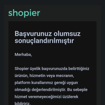 Shopier Hep Aynı Sebepten Hesap Onaylamıyor