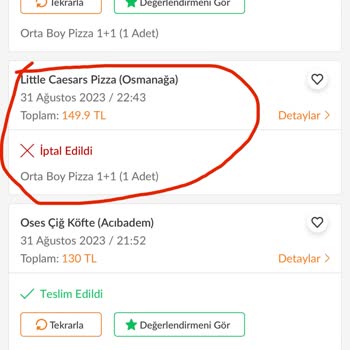 Trendyol Yemek 2,5 Saat Oyaladılar