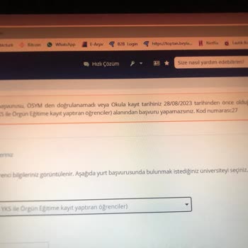 ÖSYM KYK Yurt Başvurusu