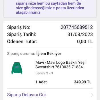 N11 Verilemeyen Sipariş Ve Alınan Uç Uç Puan