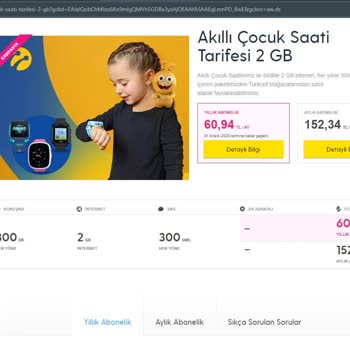 Turkcell Akıllı Çocuk Saati Hattı Faturası Fazla Düzenlenmiş.