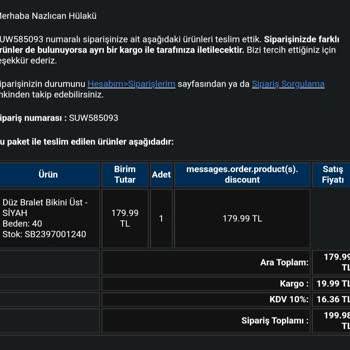 Suwen Hala İade Edilmeyen Ürün Ücreti Ve El Konulan Kargo Ücreti