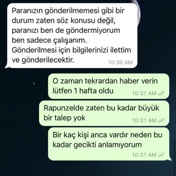 Rapunzel.app Hizmet Almadım, Param İade Edilmedi!