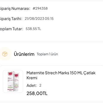 mutlubebek.com Uygulaması Üzerinden Mustela Çatlak Kremi Alırken Yaşadığım Sorun