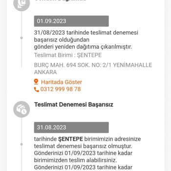 MNG Kargo Şentepe Şubesine Ulaşamıyoruz