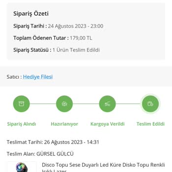 ÇiçekSepeti Ürünüm Teslim Edilmedi