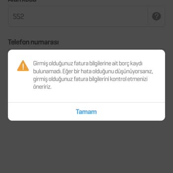 Türk Telekom Fatura Ödeme Sorunu