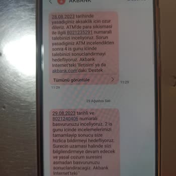 Akbank ATM Ve Para Sıkışma Sorunu