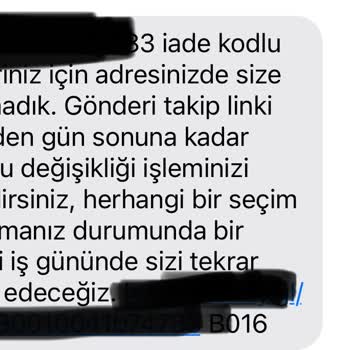 Trendyol Adresten İade Almama