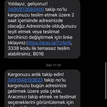 Aras Kargo Dağıtım Sorunu S