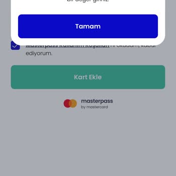 Masterpass Cep Numarası Değişikliği Ve Kayıt Sorunu