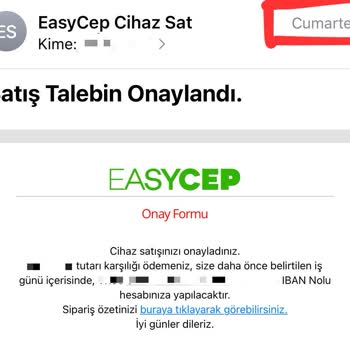 EasyCep Cihaz Ödeme Gecikmesi