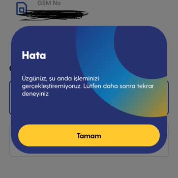 Turkcell Paycell Kart 3D Doğrulama Kodu Hatası