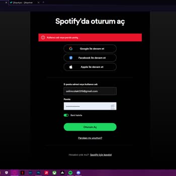 Spotify Hesabıma Giriş Yapamıyorum