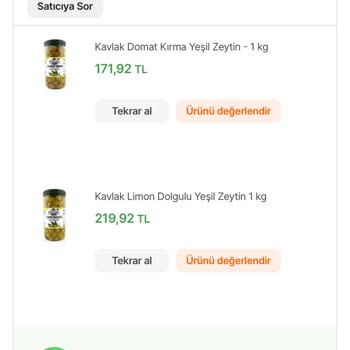 Kavlak Zeytin Bozuk Zeytin Satmaları