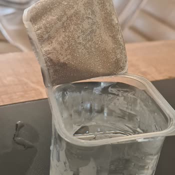 Gümüş Su Bardak Su Bozuk Çıktı Dikkat