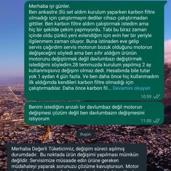 Ferre Davlumbaz Motor Arızası