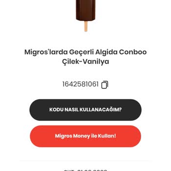 Migros Algida Puan Dondurma Vermiyor