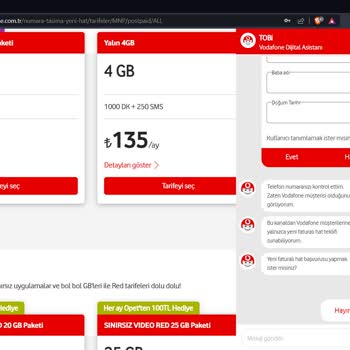 Teknik Hata Yüzünden Vodafone'a Numaramı Taşıyamıyorum!