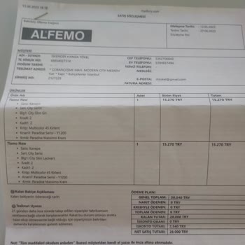 Alfemo'dan Aldığım Koltuk Çilesi