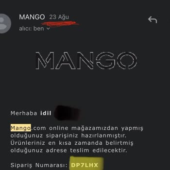 Mango Siparişimin 10 Gün Kargoya Verilmemesi