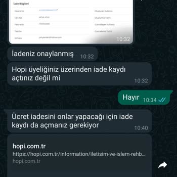 Koray Spor Hopi Bir Buçuk Ayda Para İademi Yapmıyor.
