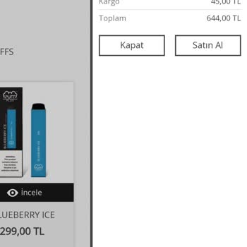 puffbar.com.tr Puff Bar Sipariş Etmediğim Halde Adıma Kargoya Verilmiş