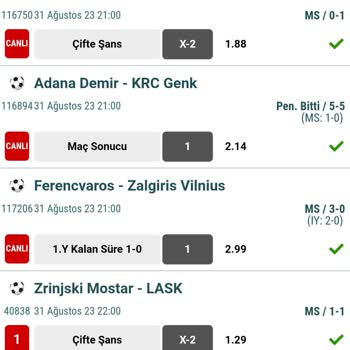 Nesine Kazanılan Kupon Bedeli