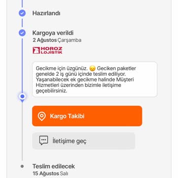 Horoz Lojistik 1 Aydır Ürününü Getirmedi