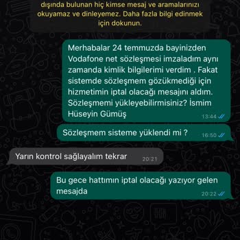 Vodafone Net Vodafone Bayi Hatasını Tüketiciye Yükledi