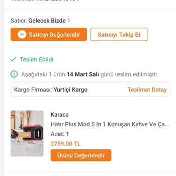 Karaca Züccaciye Karaca İade Sorunu