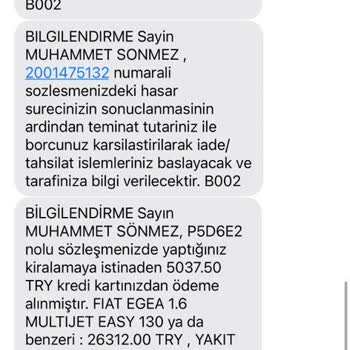 Garenta Haksız Yere Km Aşım Ücreti Alındı