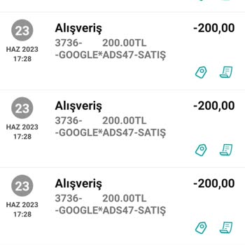 Garanti Bankası Bilgim Dışı İşlemleri