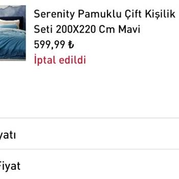 English Home Ürün İptal Ediyor