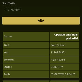 GrandPashaBet Para Çekim İptali