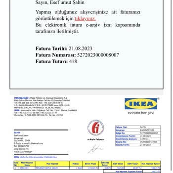 IKEA Bar Masası Şikayet