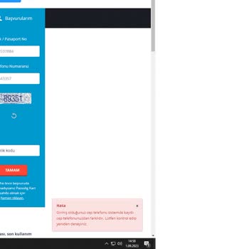 Passolig Telefon Numaram Güncel Olmasına Rağmen Sistemde Böyle Bir Numara Yok