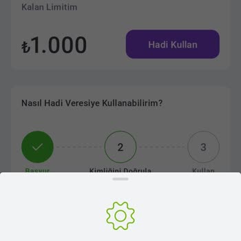 Hadi TOM Pay Hadi Veresiye Limitimi Kullanamıyorum