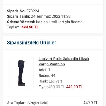 Polismalzemeleri.com 'un Kalitesiz Ürün Satışı