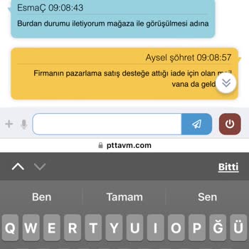 PttAVM Paramı Geri Alamıyorum