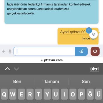 PttAVM Paramı Geri Alamıyorum