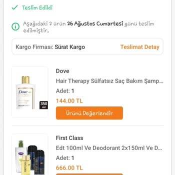 Sürat Kargo Siparişim Eksik Teslim Edildi