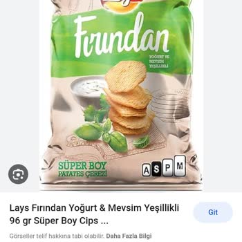 Lays Fırdan Çipsi Bu