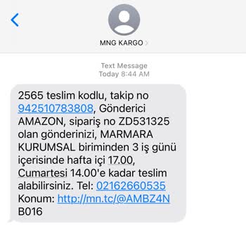 MNG Kargo Şile'ye Teslim Yapmamanıza Rağmen Gönderileri Kabul Ediyorsunuz